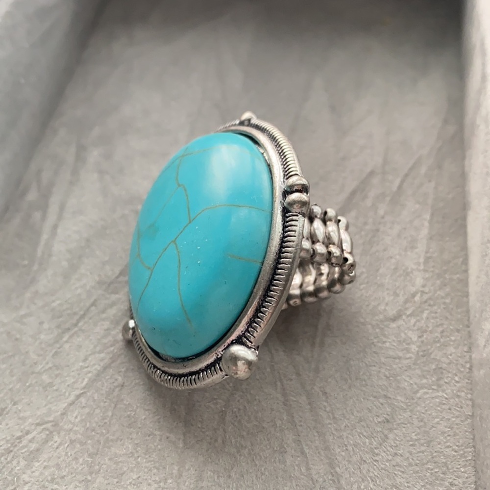 Express Turquoise & Silver Ring - Picture 6 of 7